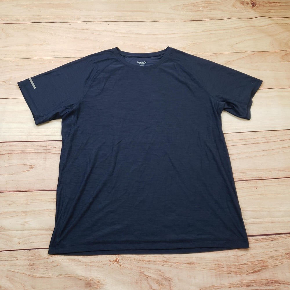 Old Navy Active Shirt Mens Large Blue Breathe On Athletic Tee Lightweight